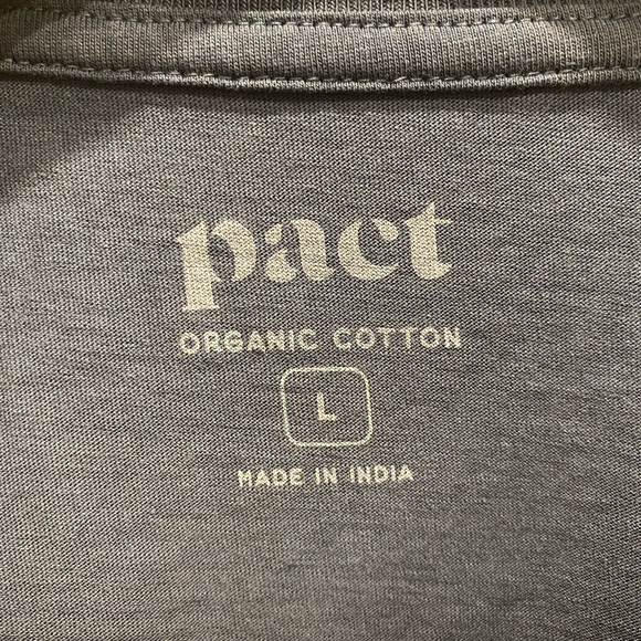 Pact crewneck t-shirt - Size L - Picture 3 of 4